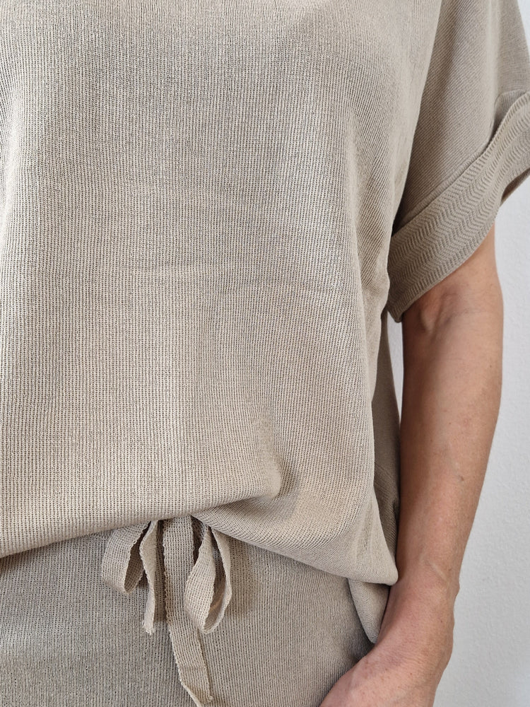 Lykke - Set Shirt und Hose taupe