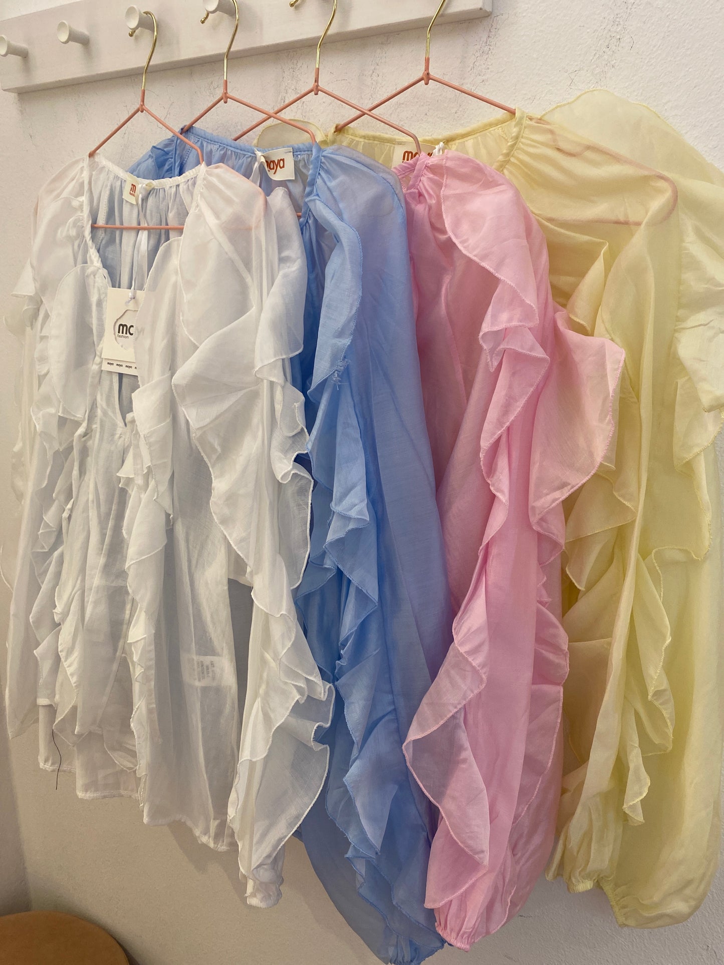 Bluse Rüschen