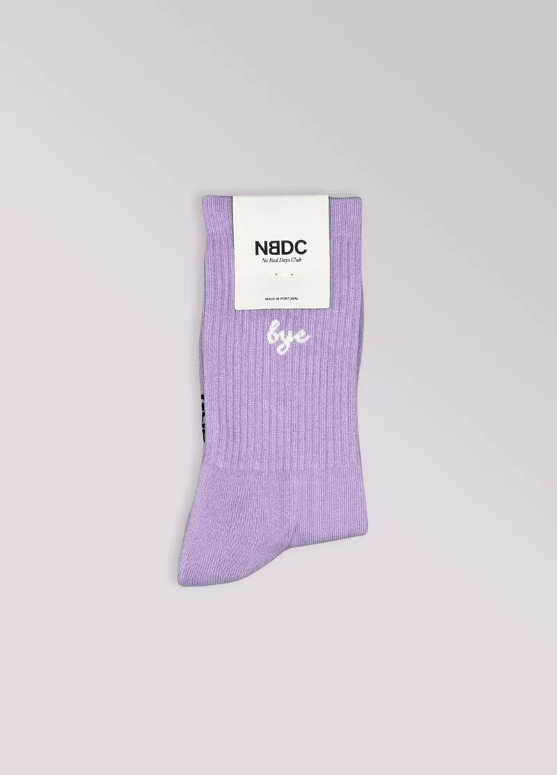 Socken „Bye“