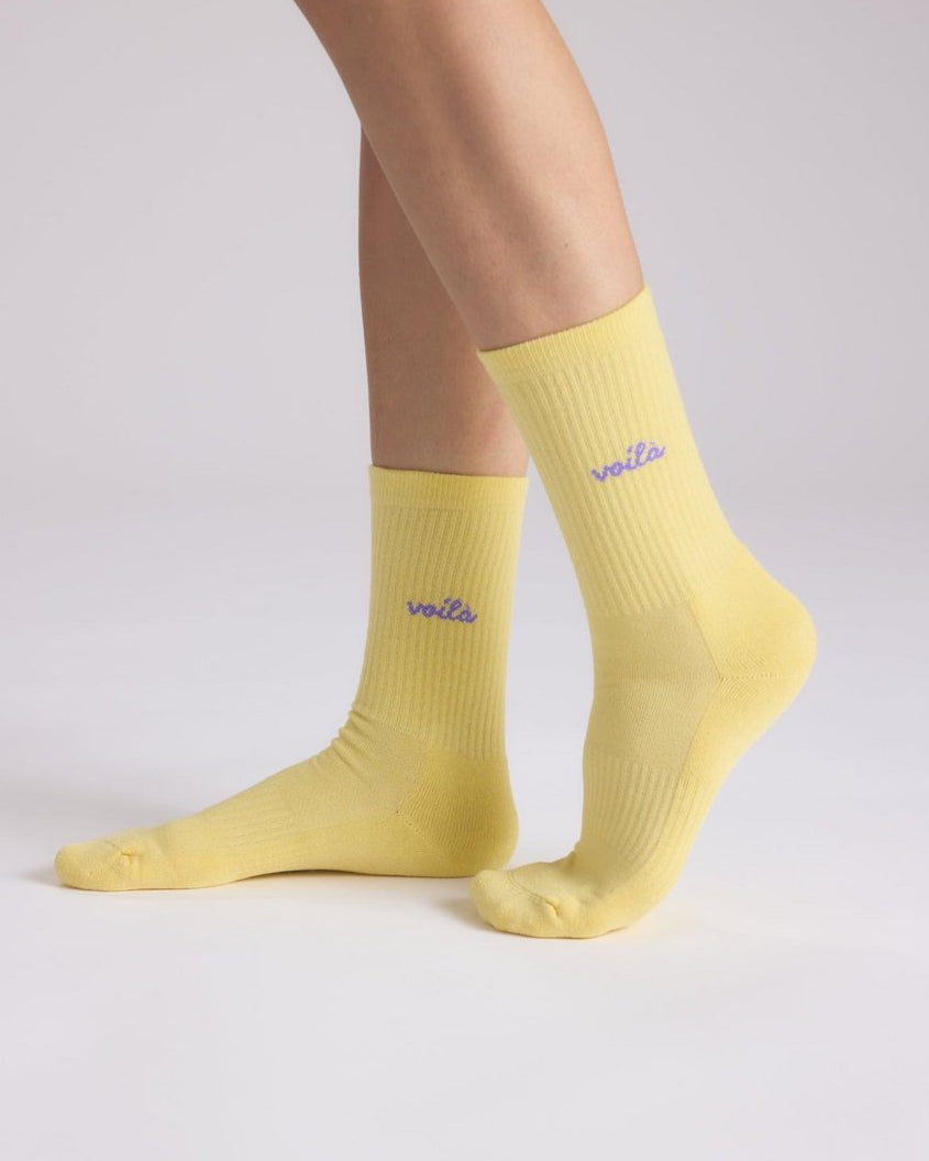 NoBadDaysClub - Socken gelb Voila