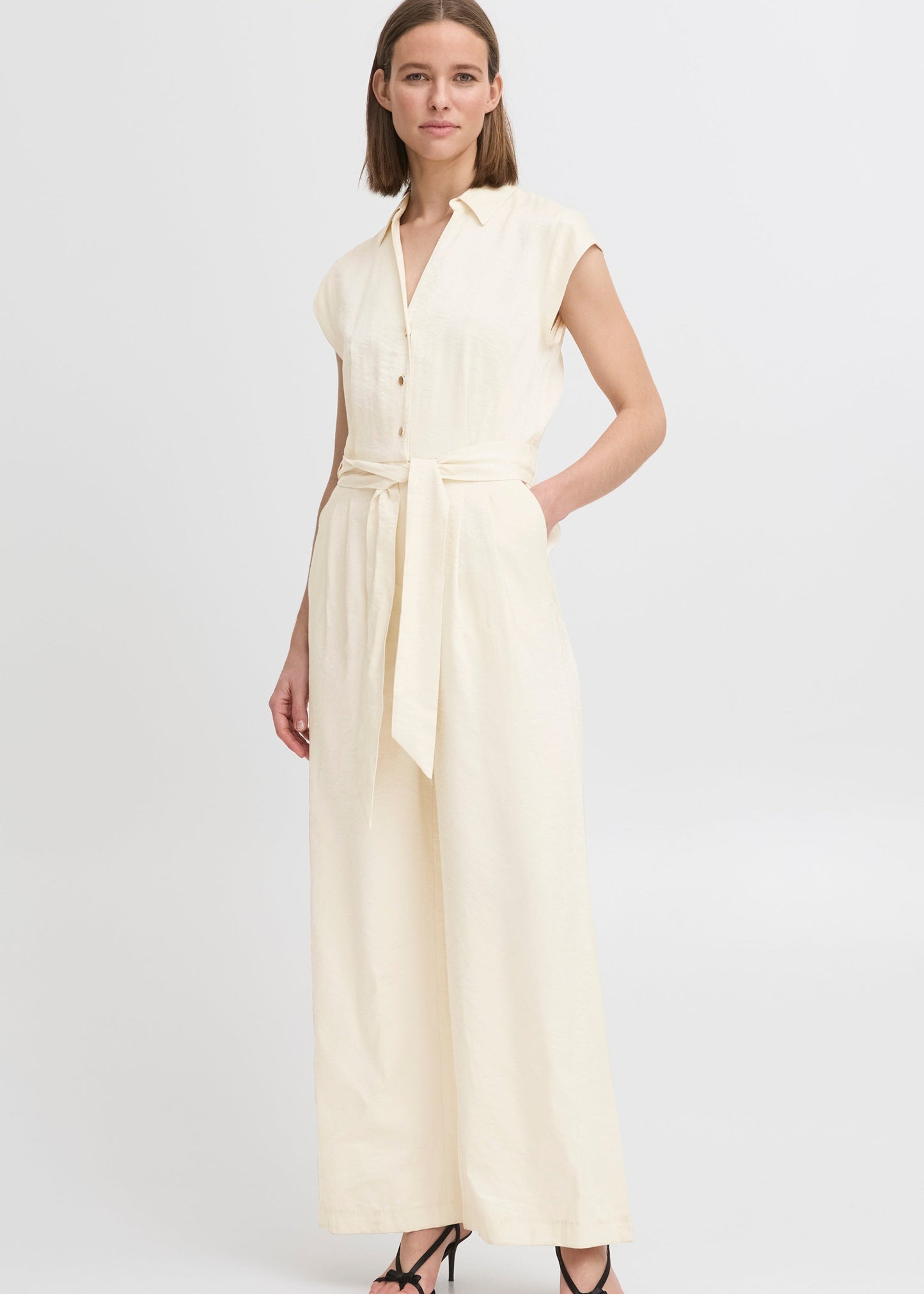 B.Young - Jumpsuit beige