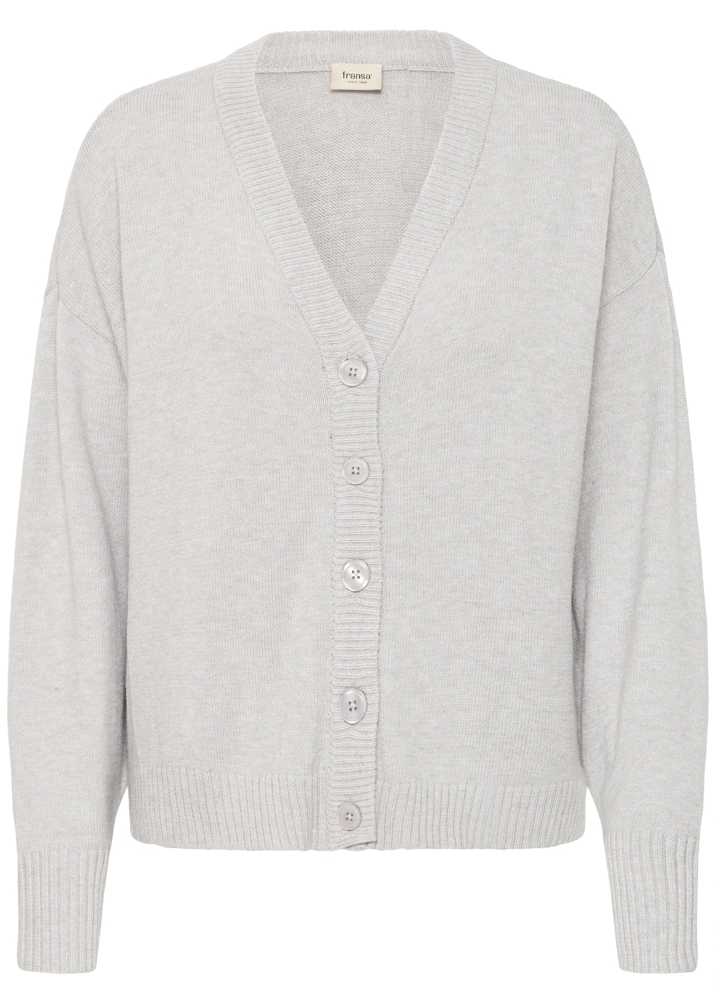 Fransa - Cardigan hellgrau