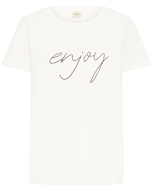 Fransa - Shirt weiß mit Schrift