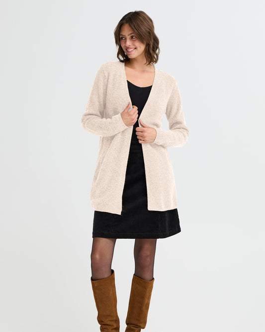Fransa - Cardigan hellbeige