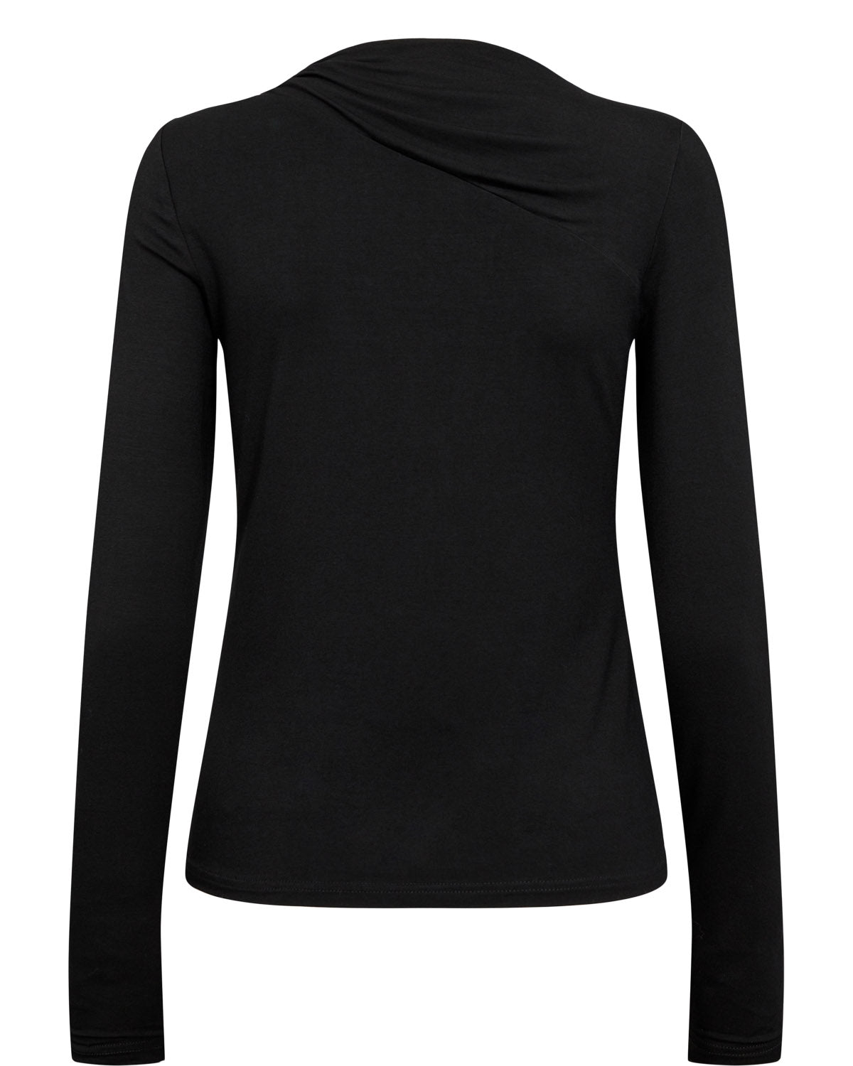 Dänische Mode und Lifestyle- schwarzes Langarmshirt von Nümph