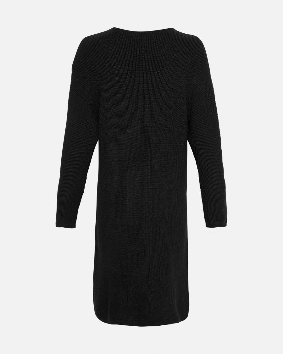 Schwarzes dänisches Strickkleid von MSCH