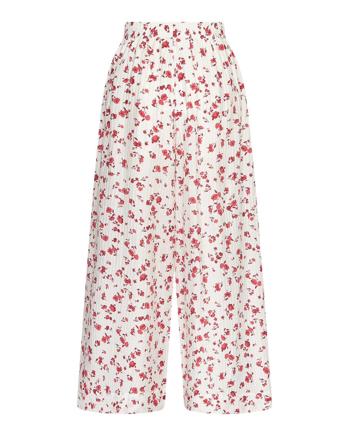 MSCH - Hose weit, rote Blumen