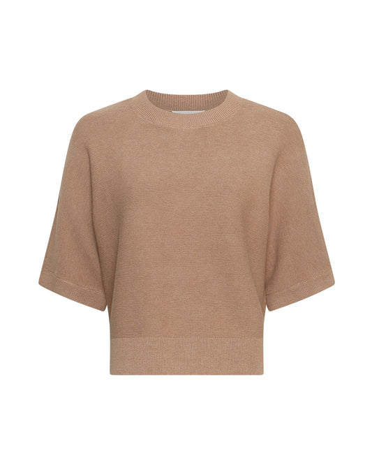 MSCH - Pullover kurzarm beige