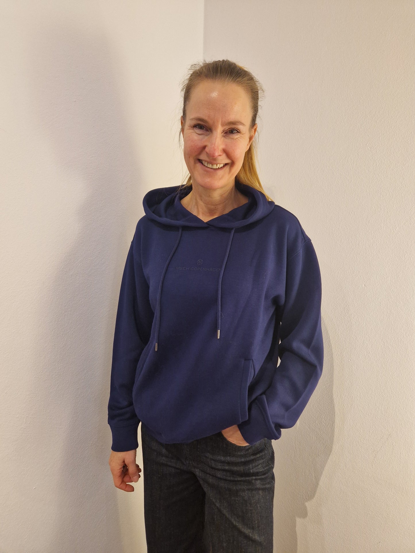 MSCHIma Q Icon Logo Hood Sweatshirt