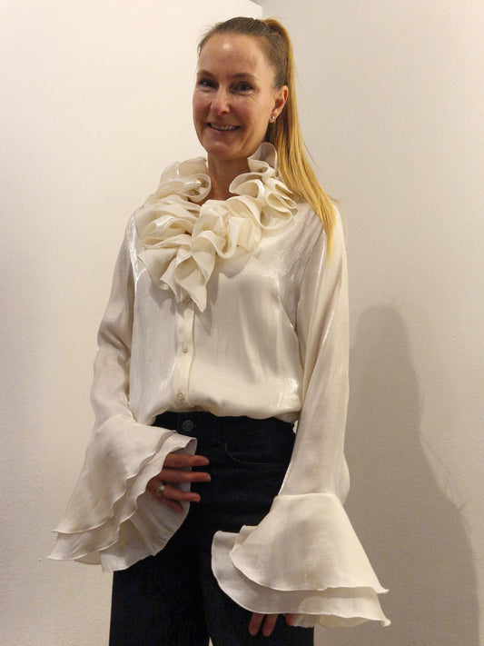 Bluse Volants