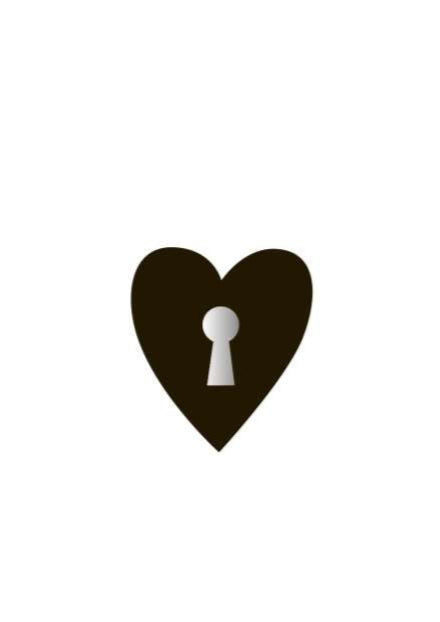 Cityproducts - Karte Herz mit Schlüsselloch