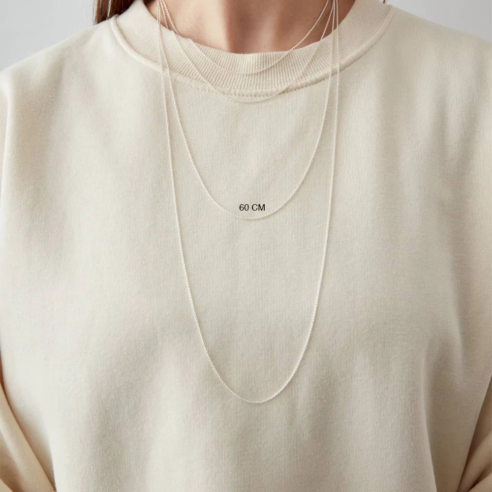 Kette Necklace Chain Silver 60cm