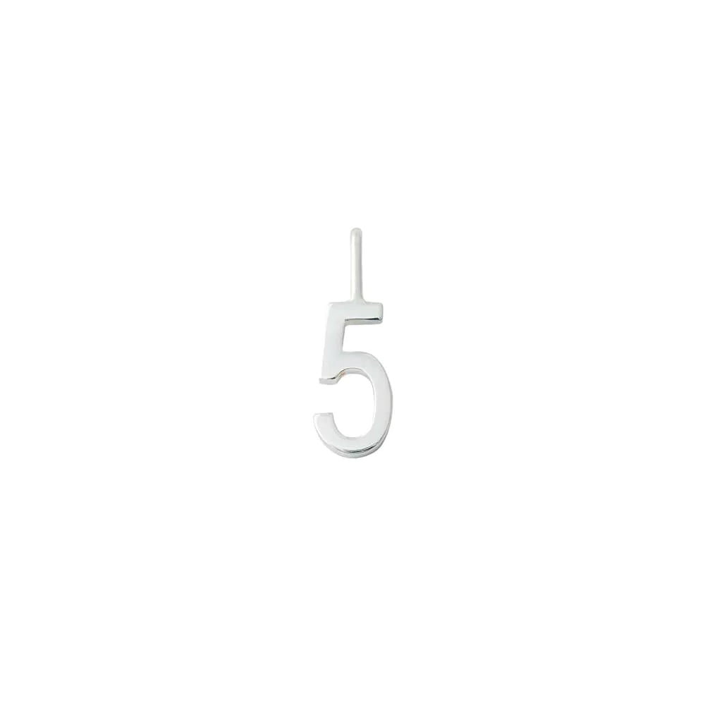 Charm Lucky Number Silver