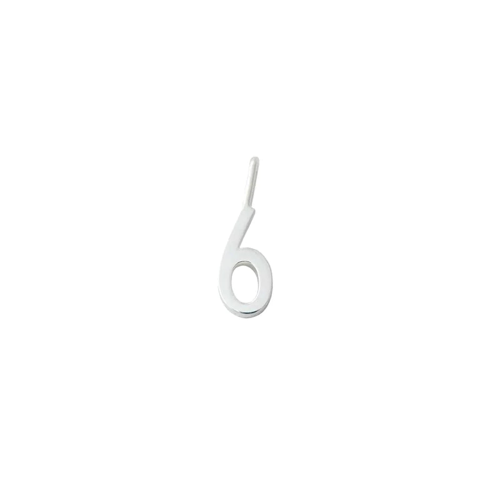 Charm Lucky Number Silver