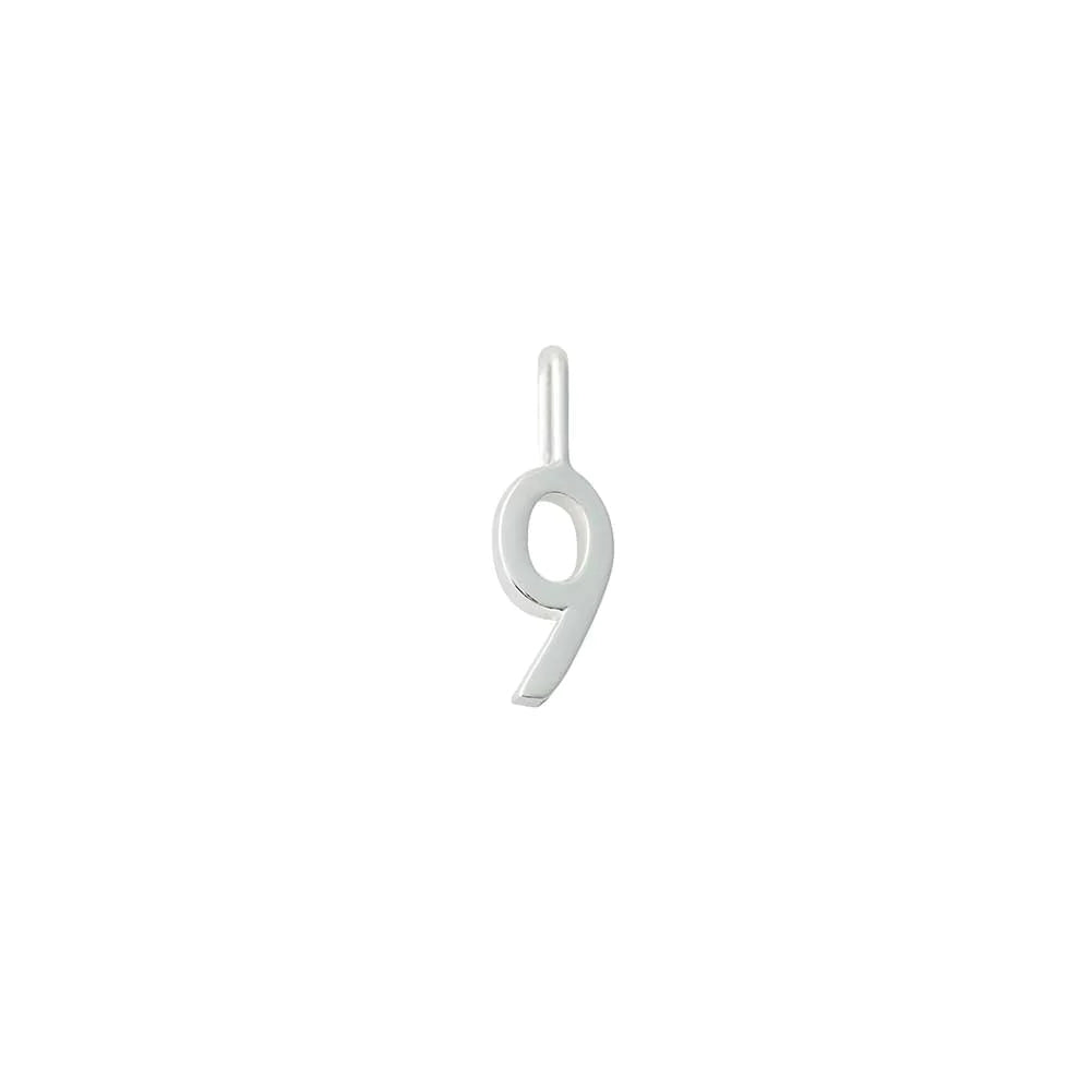 Charm Lucky Number Silver
