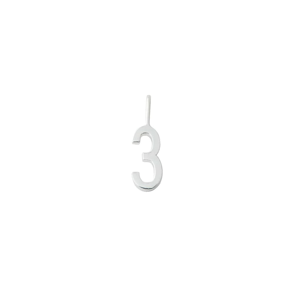 Charm Lucky Number Silver