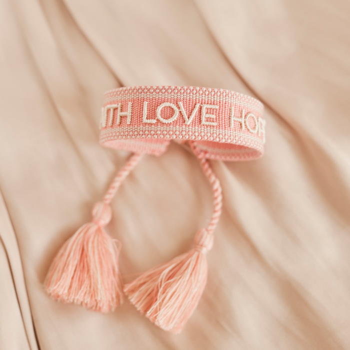 Armband "Faith Love Hope"