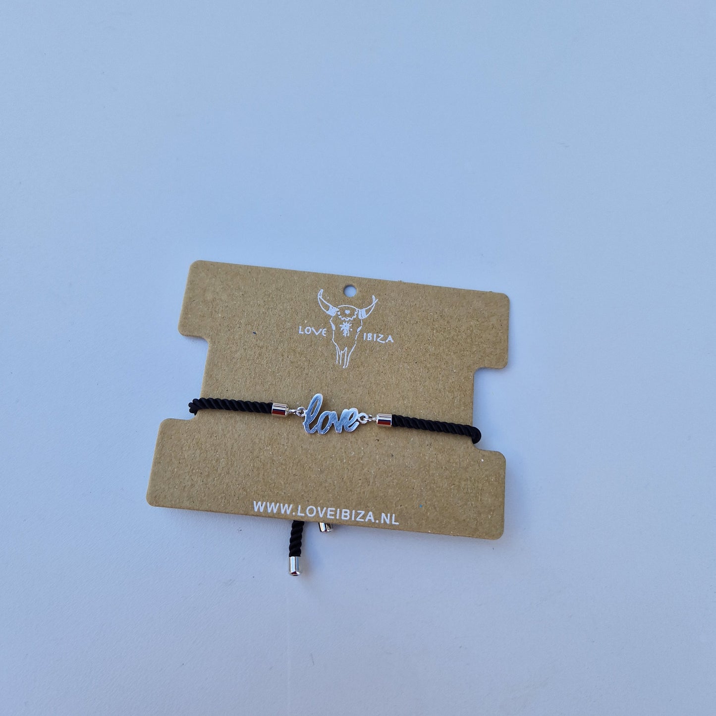 Armband "Love Black Silver"