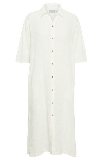 Fransa - Kleid lang weuß