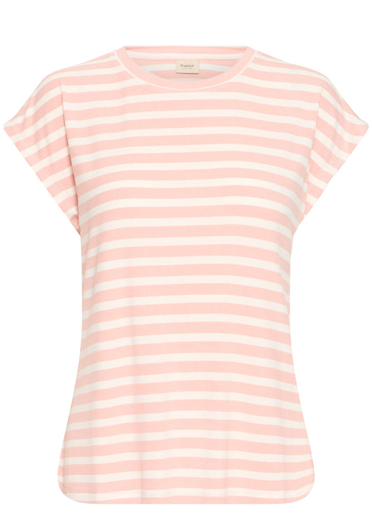 Fransa - Shirt apricot Streifen