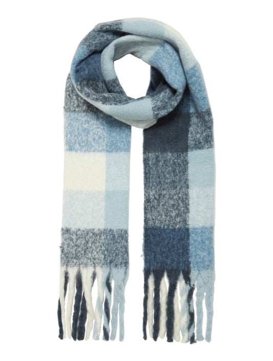 B-Young - Schal Blau kariert