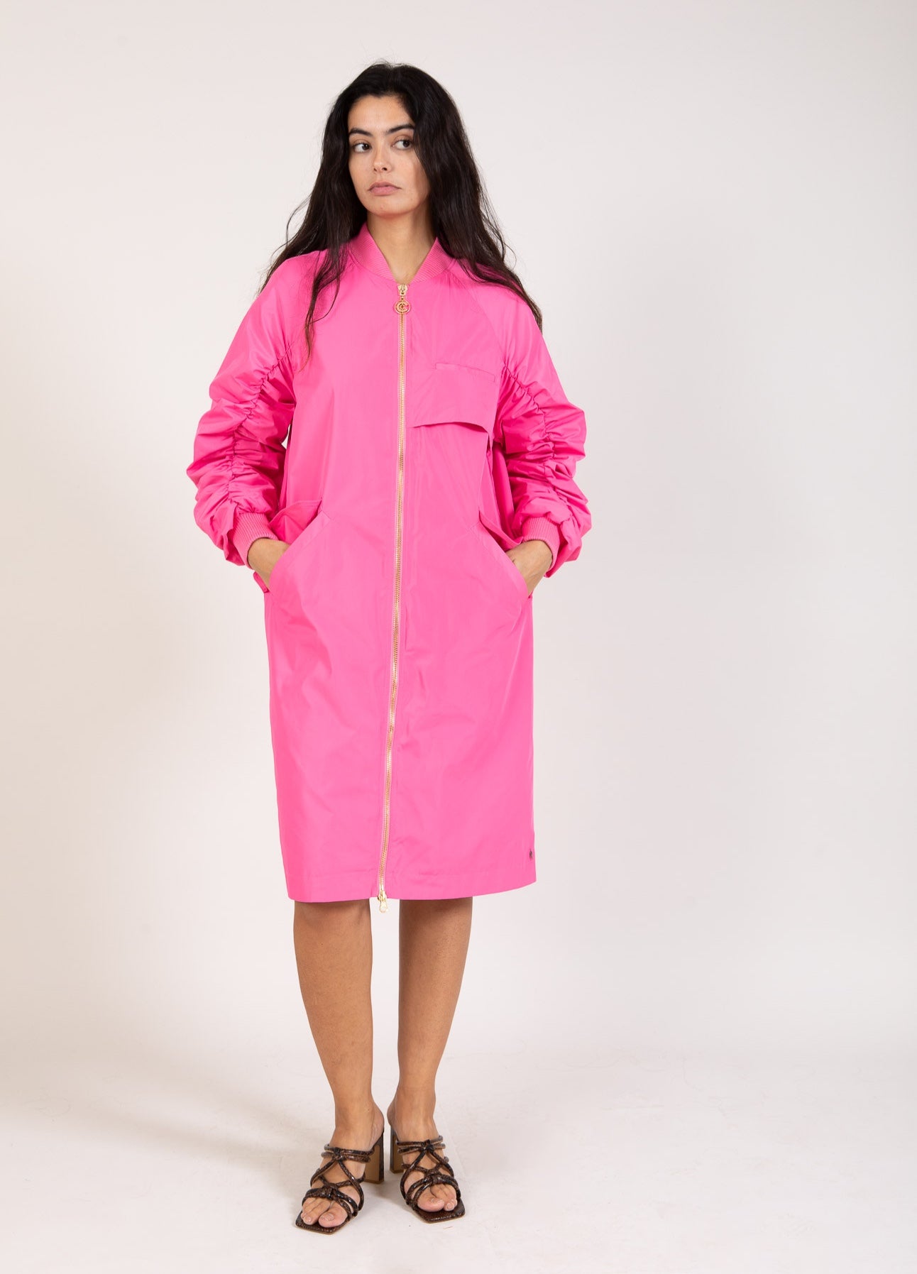 Bomberjacke Long
