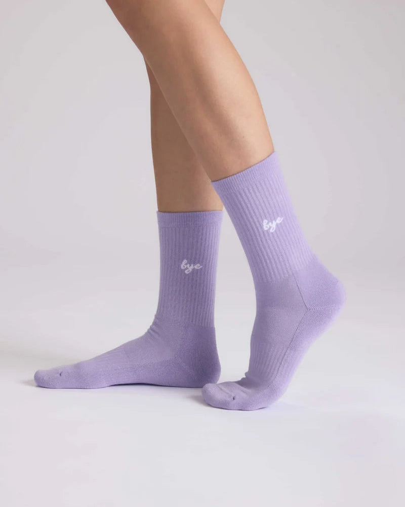 Socken „Bye“