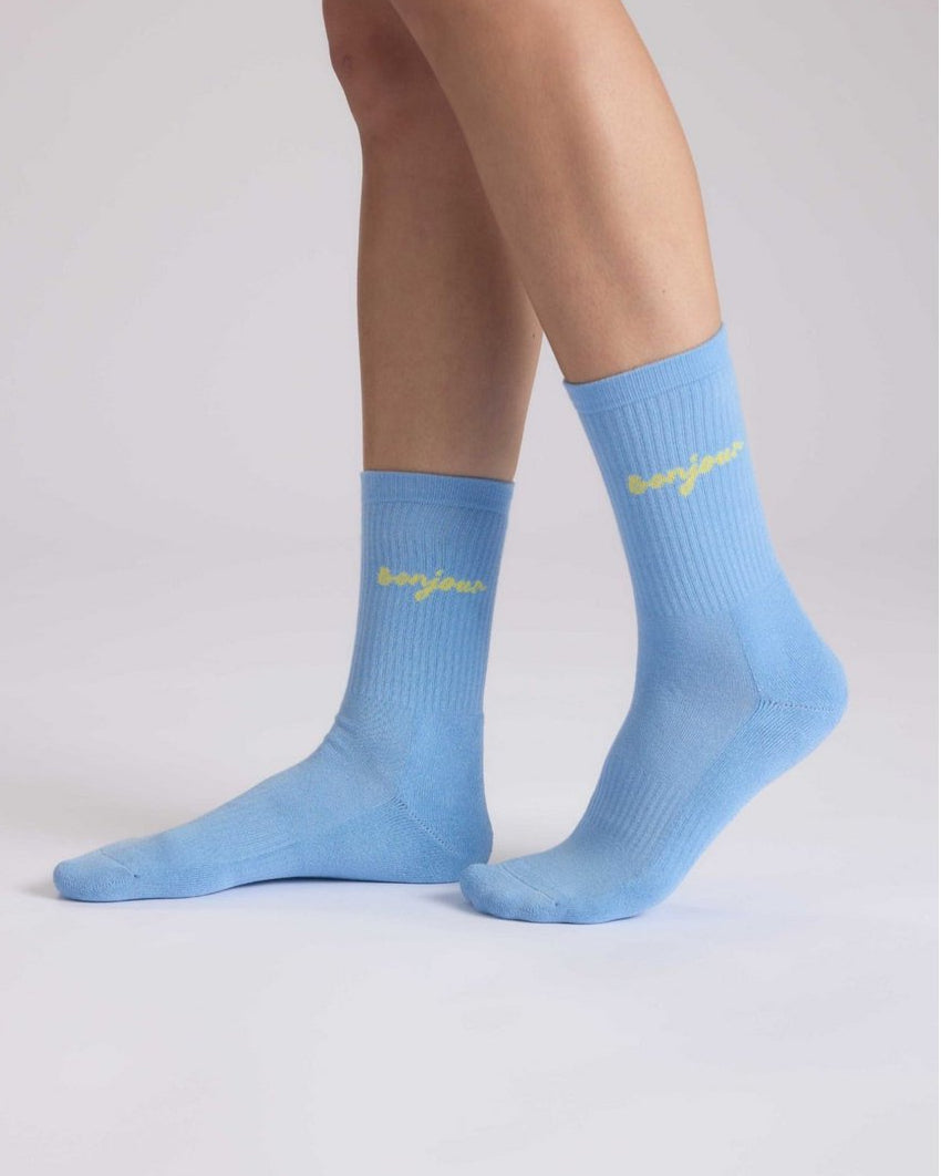 NoBadDaysClub - Socken blau Bonjour