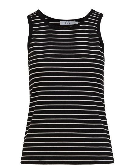 Coster Copenhagen - Tanktop Schwarz/weiß