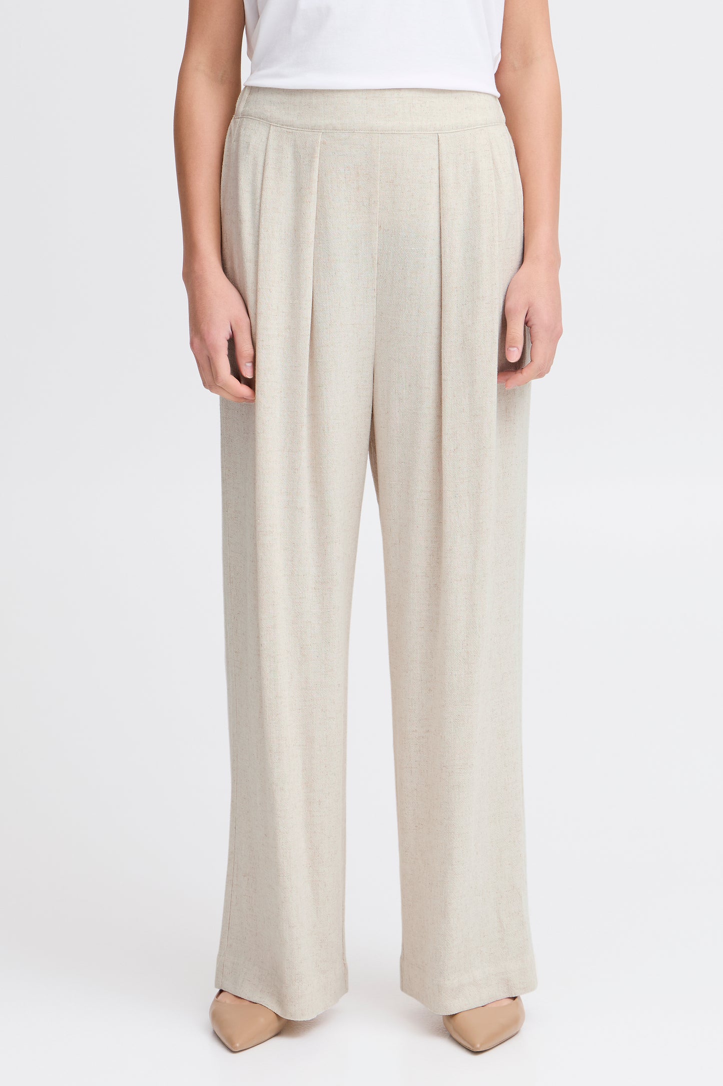 Fransa - Hose beige weit