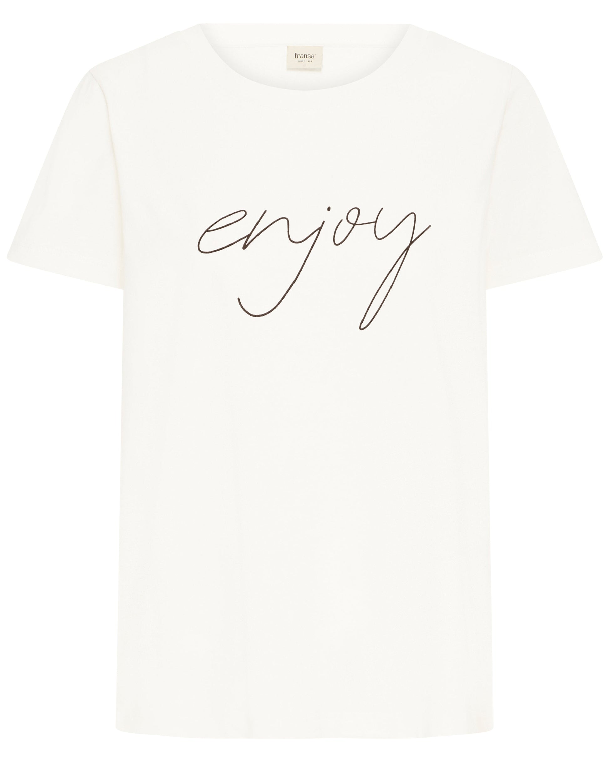 Fransa - Shirt weiß mit Schrift