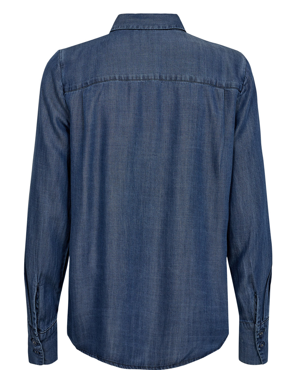 Dänische Mode und Lifestyle - langes weiches Jeanshemd 