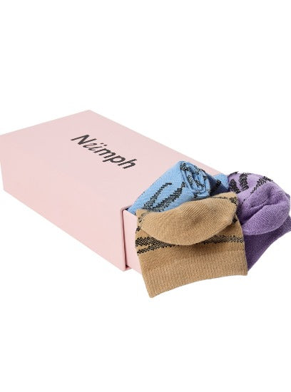 Dänische Mode und Lifestyle - Sockenbox in drei verschiedenen Farben