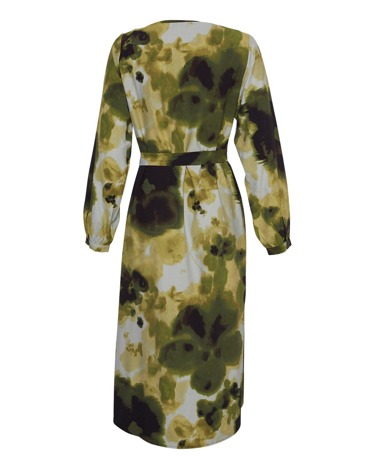 Typisch dänisches Kleid in Khaki und creme von MSCH