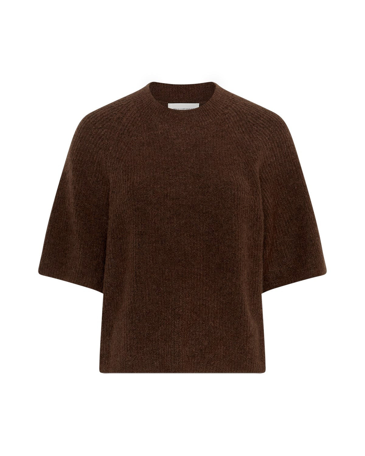 MSCH - Pullover kurzarm braun