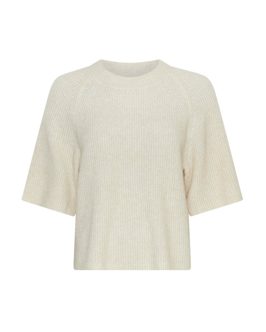 MSCH - Halbarm-Pullover beige