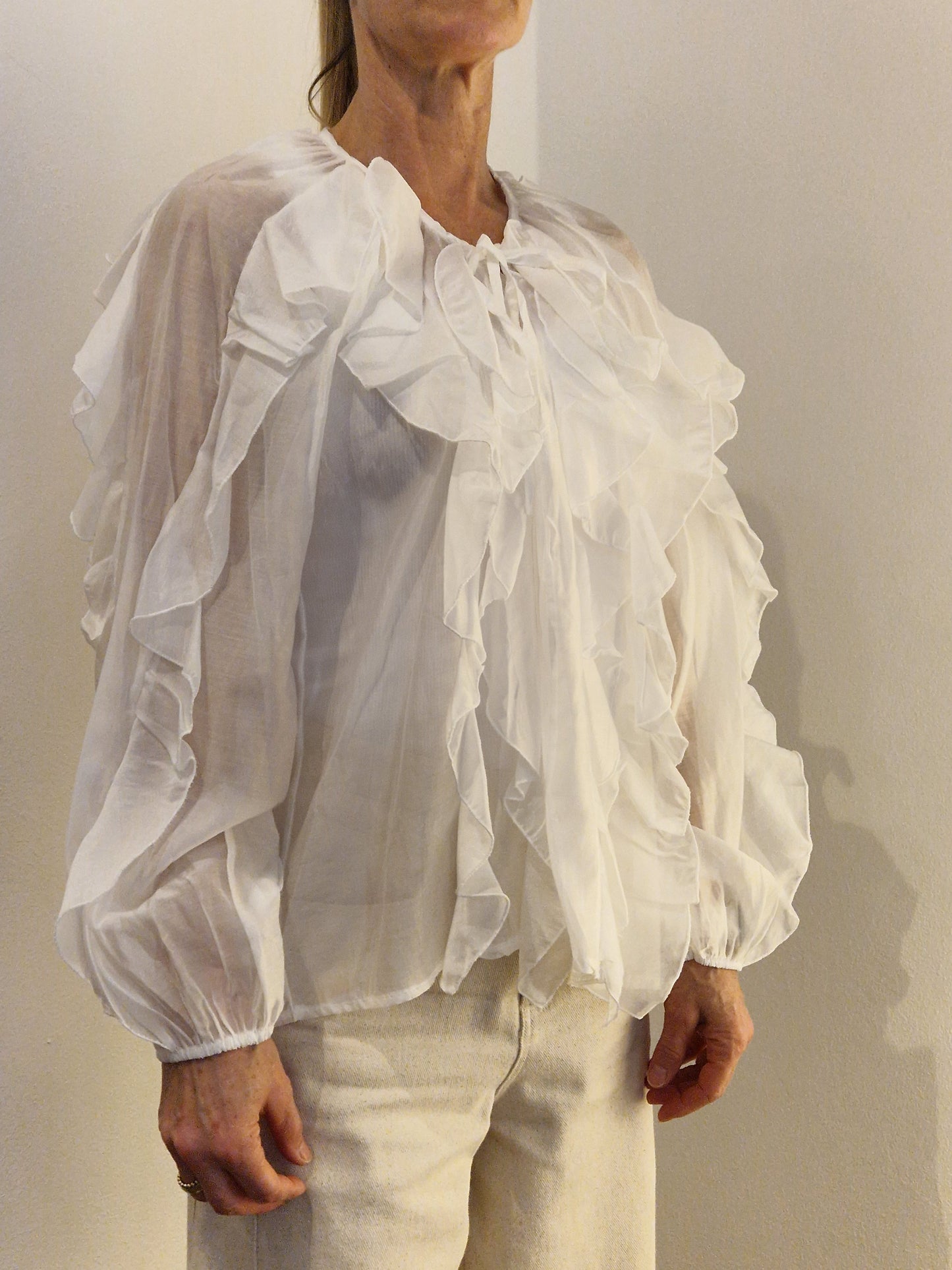 Bluse Rüschen