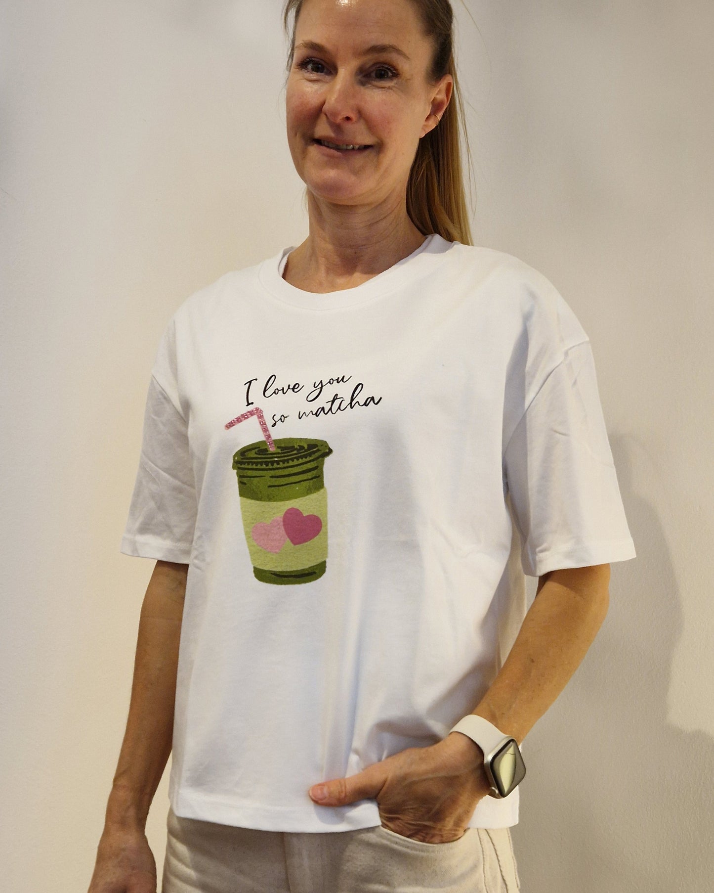 Shirt I love you so matcha