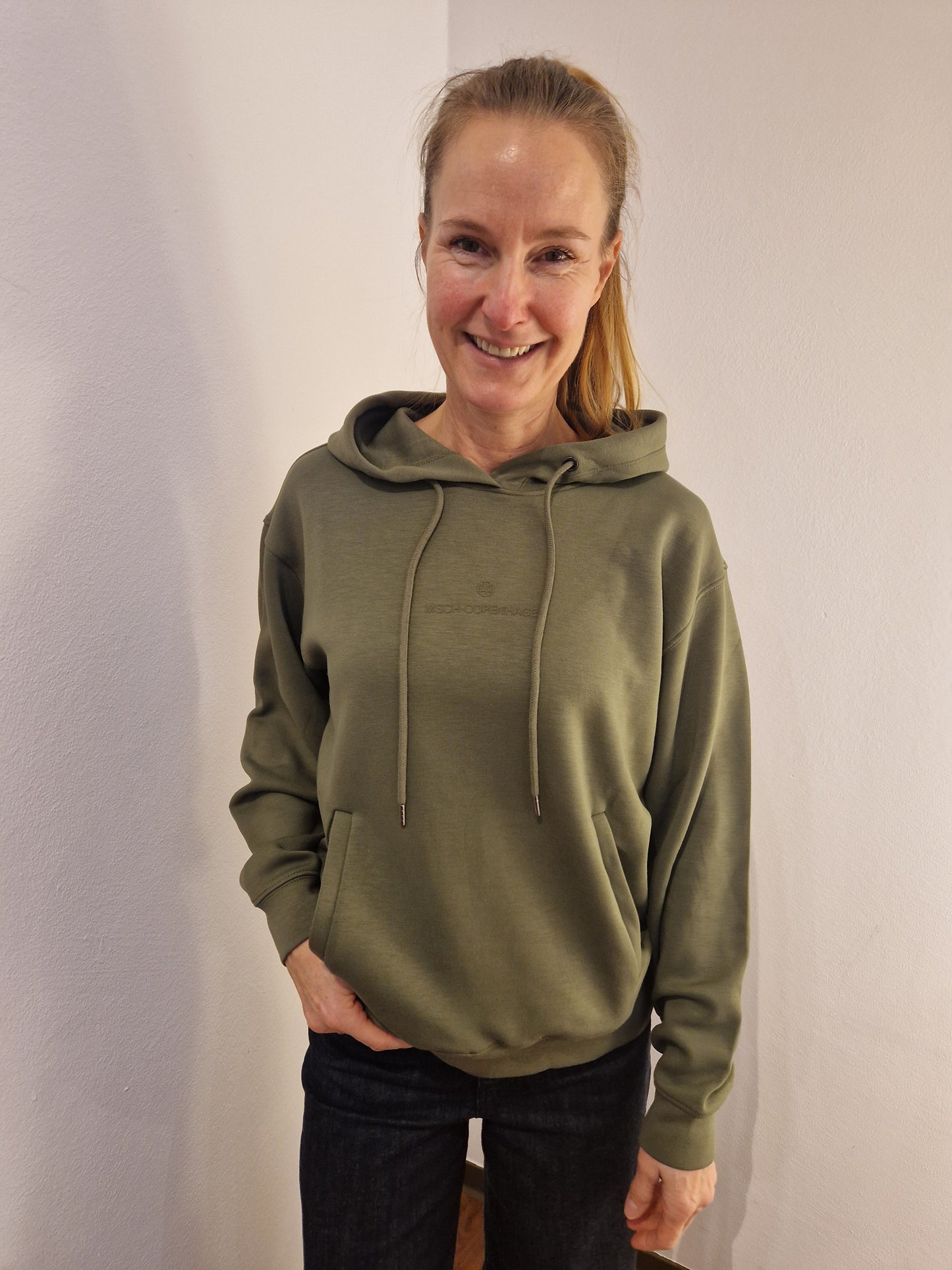 MSCHIma Q Icon Logo Hood Sweatshirt