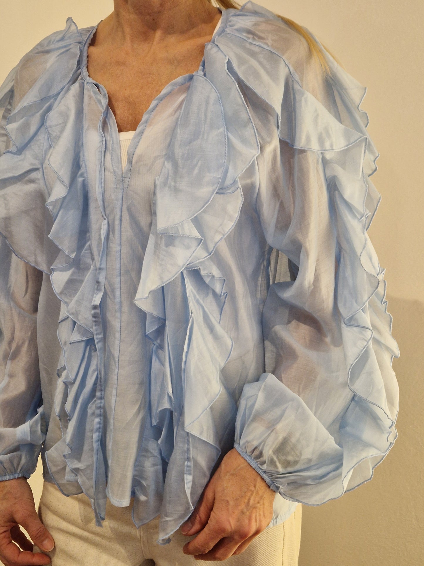 Bluse Rüschen