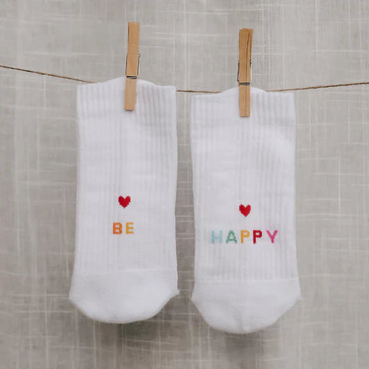 Eulenschnitt - Socken be happy