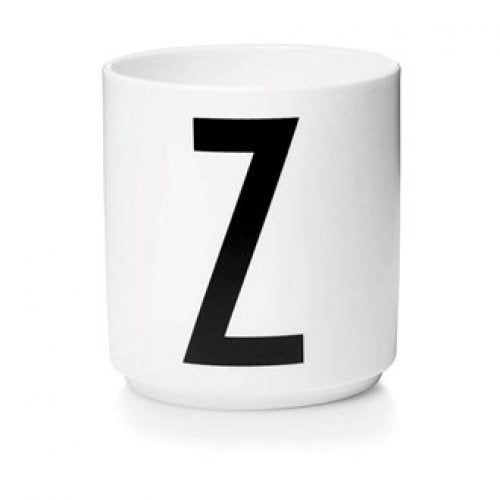 Porzellantasse A-Z