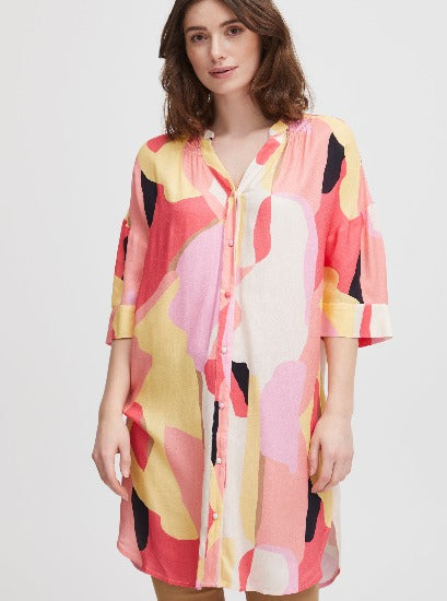Fransa - Midikleid bunt