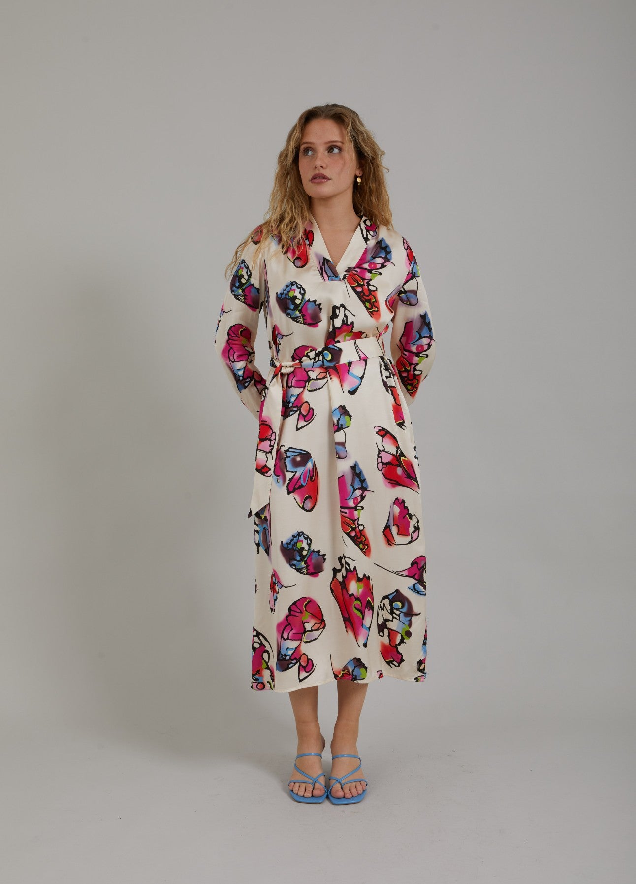 Kleid Butterfly Print