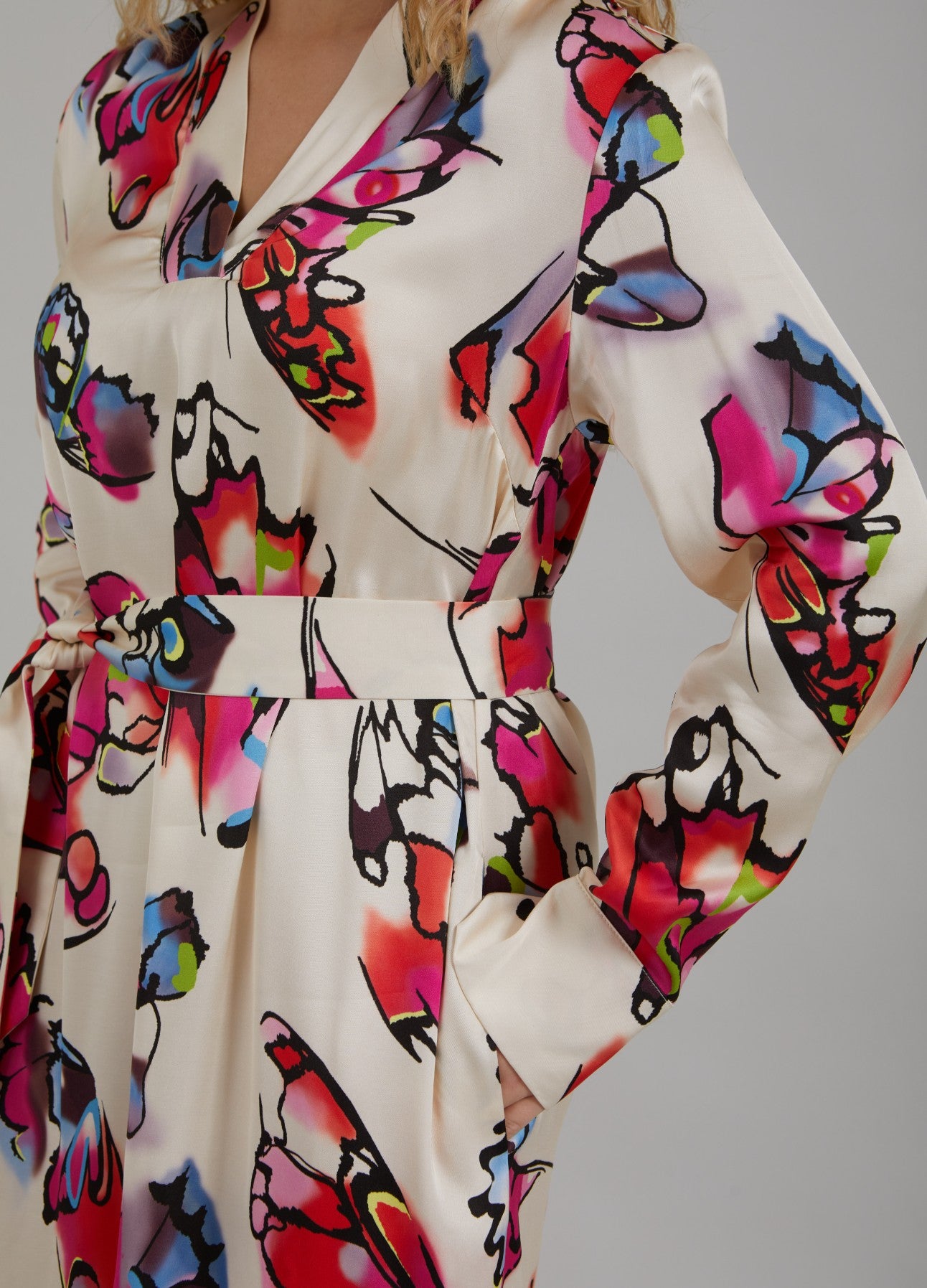 Kleid Butterfly Print