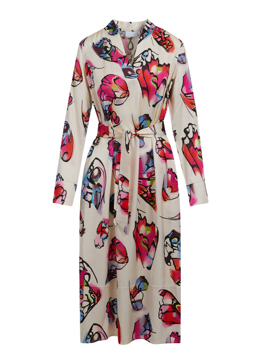 Kleid Butterfly Print