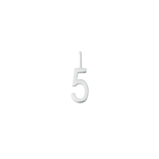 Charm Lucky Number Silver